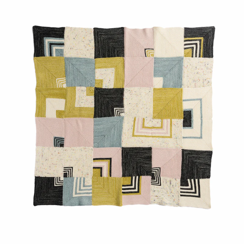 Digital Knitting Pattern - Patchwork Blanket - Image 3