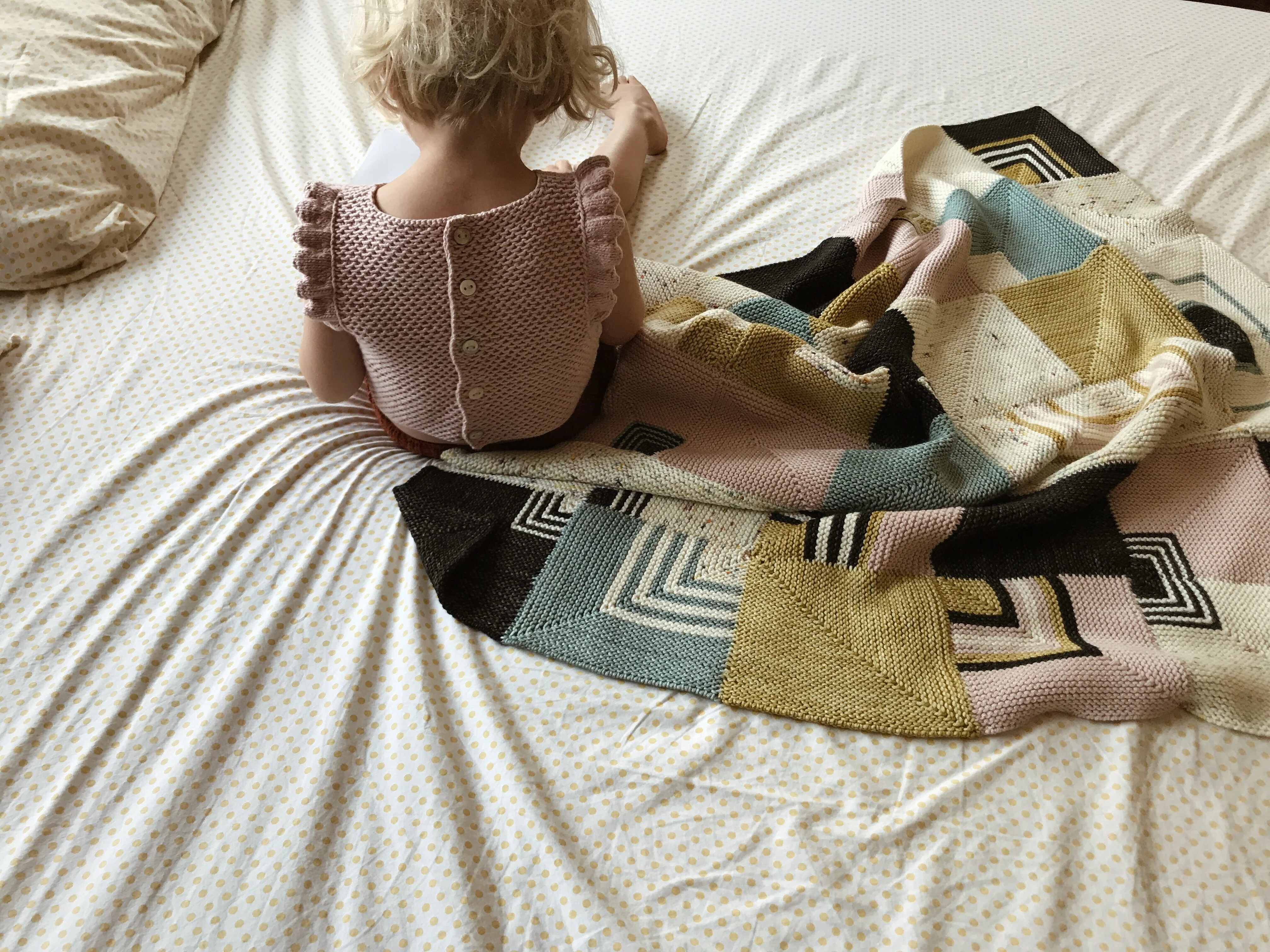 Digital Knitting Pattern - Patchwork Blanket - Image 7