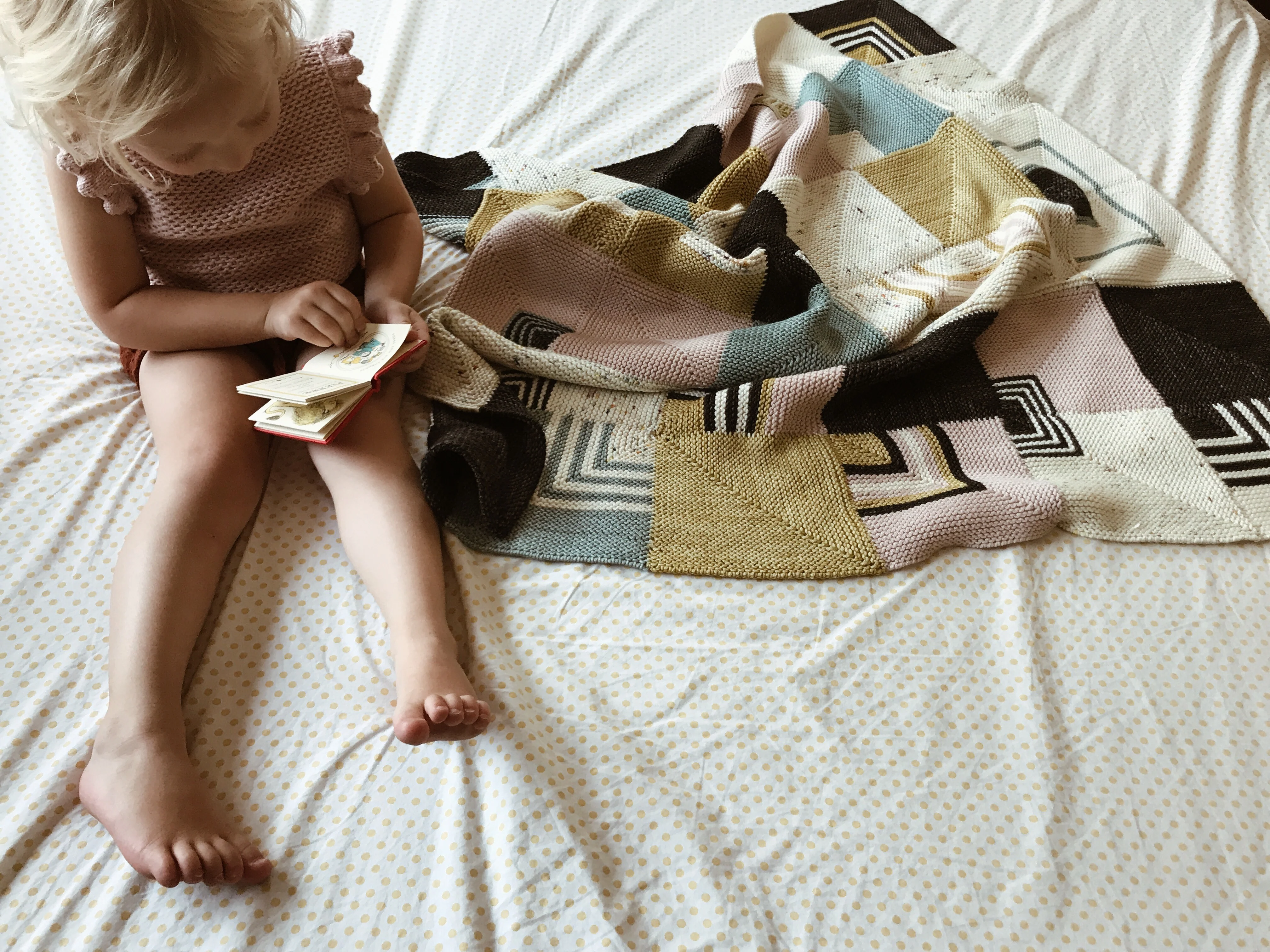 Digital Knitting Pattern - Patchwork Blanket - Image 8