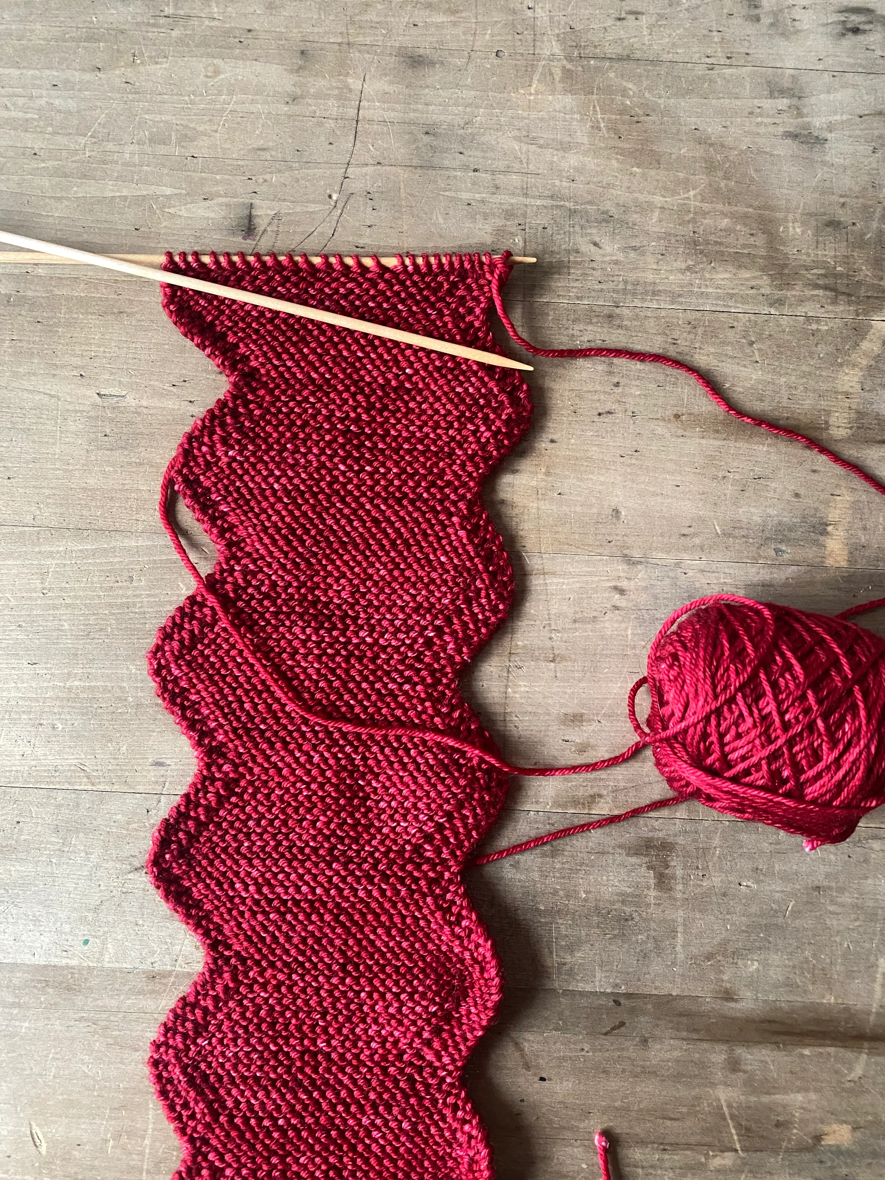 Digital Knitting Pattern - ZigZag Scarf - Image 3